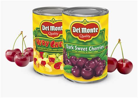 Cherries Del Monte Fruit Mix Hd Png Download Kindpng