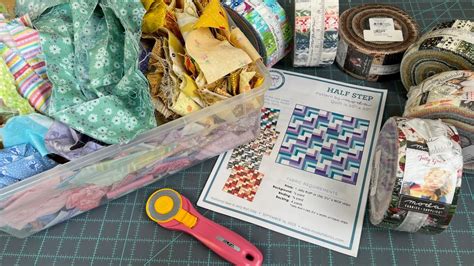 Simple Jelly Roll Half Step Quilt Using Inch Strips Th In A