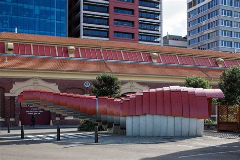 An Unusual Building In The Middle Of A City