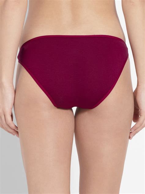 Buy Beet Red Low Waist Bikini Panties With Ultra Soft Elastic For Women Ss02 Jockey India