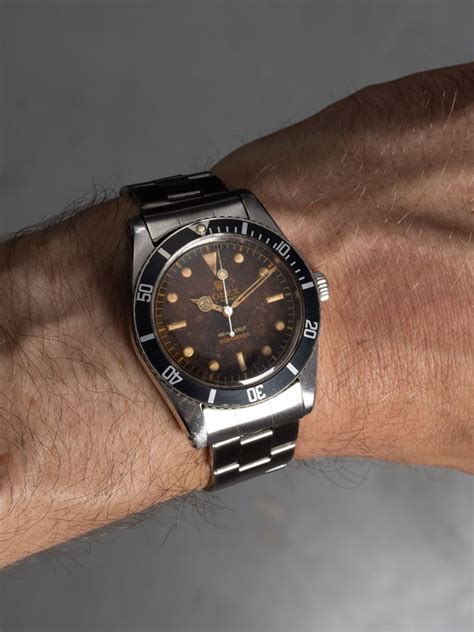 Rolex Submariner Reference 6536 1 From 1957 With A Gilt Dial Thin Case Wrist Icons