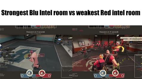 Tf2 Strongest Blu Intel Room Vs Weakest Red Intel Room Youtube