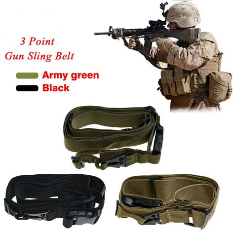 Buy Durable Tactical 3 Point Rifle Sling Adjustable