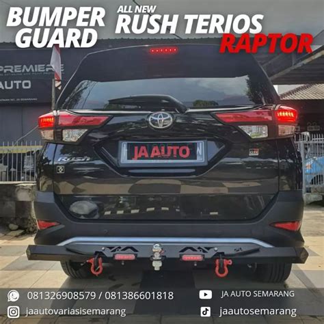 Jual Tanduk Towing Bar All New Rush Terios Bumper Guard Besi Depan