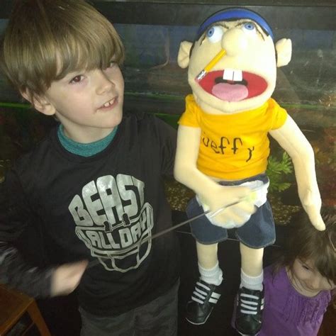 Large Jeffy Jeffy Puppet Original Size Made In The Usa Etsy