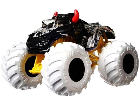Caminhão de Brinquedo Hot Wheels Monster Trucks Roda Livre Mattel Caminhões Motos e Ônibus