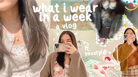 What I Wear In A Week Vlog 💌 Cozy Simple Cute Outfit Ideas Ft