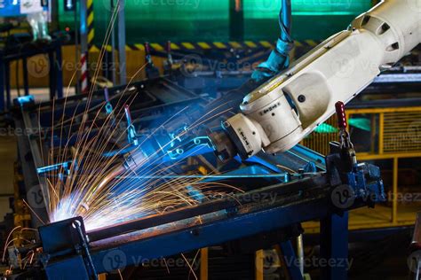 HD:Robotic arm welding. 737706 Stock Photo at Vecteezy