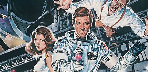 Moonraker 1979 Movie Poster Roger Moore James Bond 007 Etsy