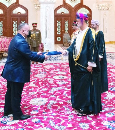 Hm Receives Ambassadors Credentials Oman Observer