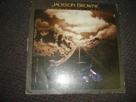 JACKSON BROWNE Running On Empty 1977 USA Orig LP Booklet Lyrics VG