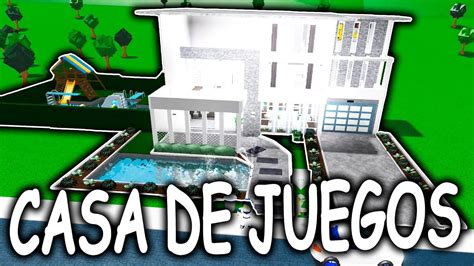 Casa De Juegos 😀 Bloxburg Roblox Youtube