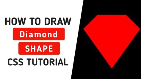 How To Draw Diamond Shape HTML CSS Coding Window YouTube