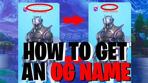 How To Get Any Og Name In Fortnite 2024 Xena Ameline