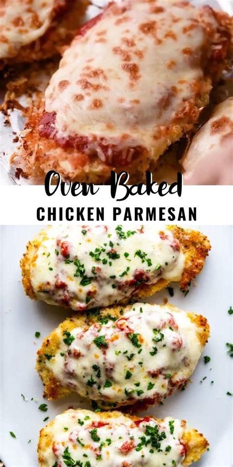 Oven Baked Chicken Parmesan Artofit