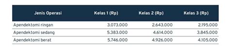 Biaya Operasi Usus Buntu Terbaru Dan Prosedurnya Bpjs Approved