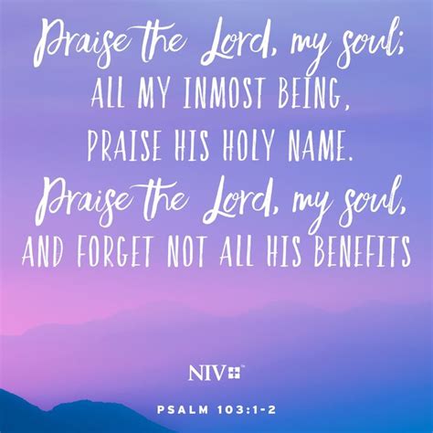 Niv Verse Of The Day Psalm 1031 2 Psalms Worship Quotes Praise