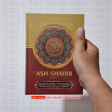 Jual Al Quran Ash Shahib Baru A5 Merah Hilal Media Bisa Custom