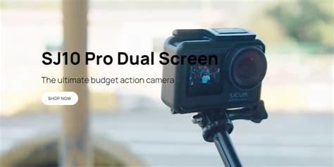 SJCAM SJ10 Pro Dual Screen Action Camera Camerahaus