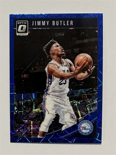 Panini Donruss Optic Blue Velocity Prizm Jimmy Butler