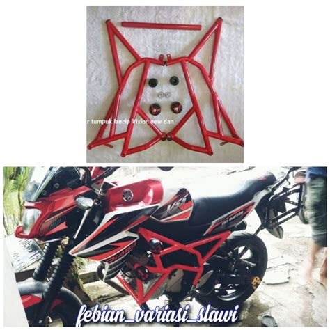 Jual TUBULAR CRASH BAR VIXION OLD NEW FULL LANCIP ADVENTURE Indonesia