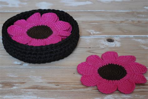 Set of 6 Flower Doilies for Cups, Crochet Home Decor, Crochet Color ...