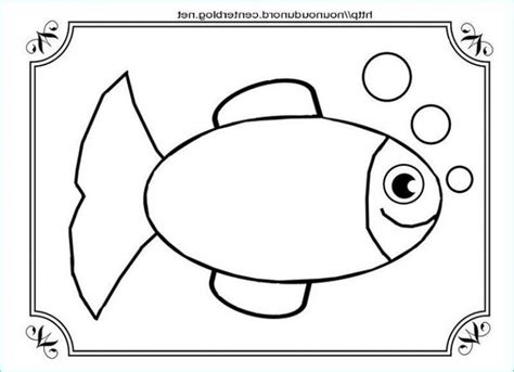 Dessin Poisson Simple Bestof Galerie Poisson Coloriage Pour Gommettes