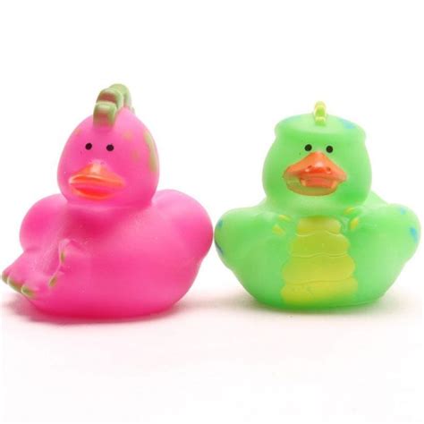 Dino Bath Ducks Set Of 2 Oriental Brands Duckshop Your Great