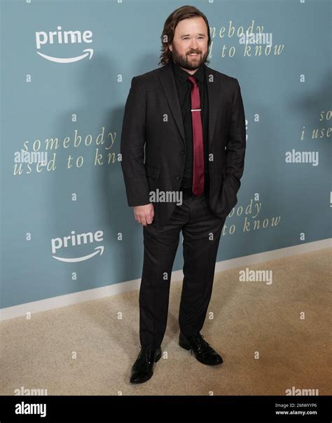 Los Angeles Usa 01st Feb 2023 Haley Joel Osment Arrives At The Somebody I Used To Know Los