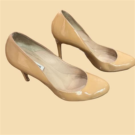 L K BENNETT Nude Patent Leather Pumps Size IT Depop