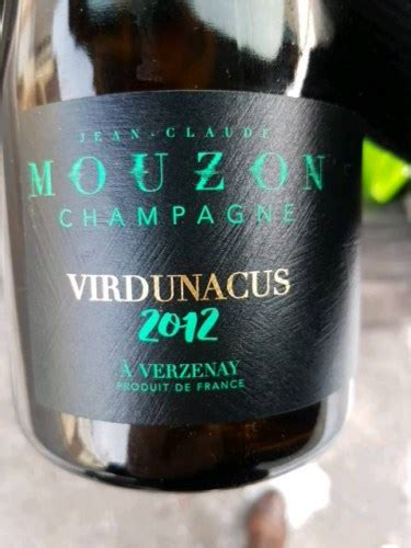 Jean Claude Mouzon Virdunacus Champagne Vivino Us