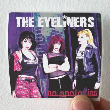 The Eyeliners No Apologies Album Cover Sticker