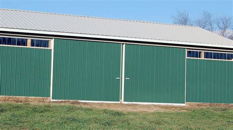 Single Or Split Sliding Doors For Pole Barns And Pole Buildings