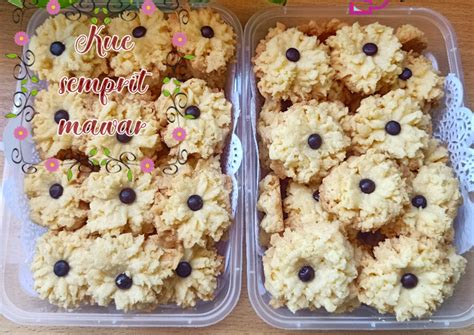 Resep Kue Semprit Mawar Jadul Oleh Lilis Dapoertara Cookpad