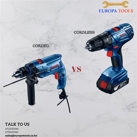 Corded Vs Cordless Drill Which Is Better Europa Tools