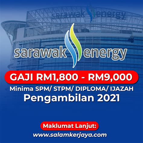 Jawatan Kosong Terkini Sarawak Energy Dibuka Gaji Rm Rm