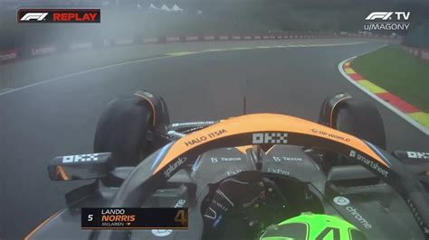 Q1 Lando Norris Goes Wide Into The Gravel Rformula1