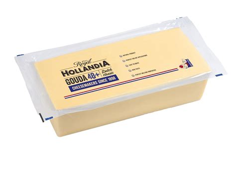 QUESO GOUDA EN BARRA 3KG ROYAL HOLLANDIA Bastida Food Service