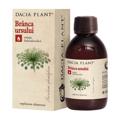 Tinctura De Branca Ursului 200 Ml Dacia Plant EMAG Ro