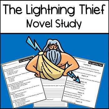 The Lightning Thief Novel Study By Fourth At 40 TPT