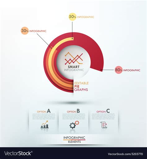 Modern Infographics Options Banner Royalty Free Vector Image