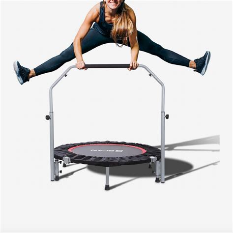 Darchen 450 Lbs Rebound Mini Trampoline For Adults With Bar