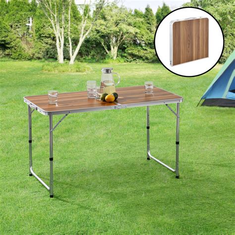 Table De Camping Table Pliante Valise Table Falttisch Aluminium Camping