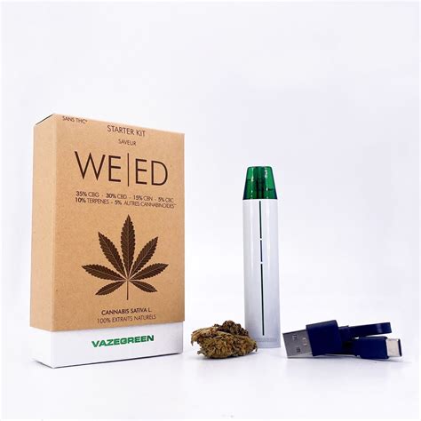 VAZEGREEN HHC VAPE STARTER KIT WE ED CANNABIS SATIVA L