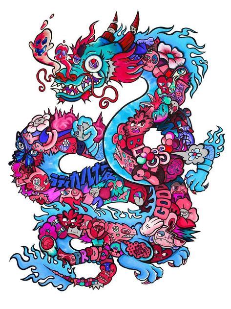 Vexx Art Doodles Dragon