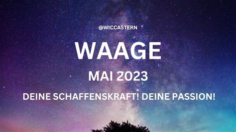 WAAGE Tarot MAI 2023 DEINE SCHAFFENSKRAFT YouTube