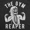 Mens The Gym Reaper Tshirt Funny Grim Reaper Funny Fitness Halloween W ...