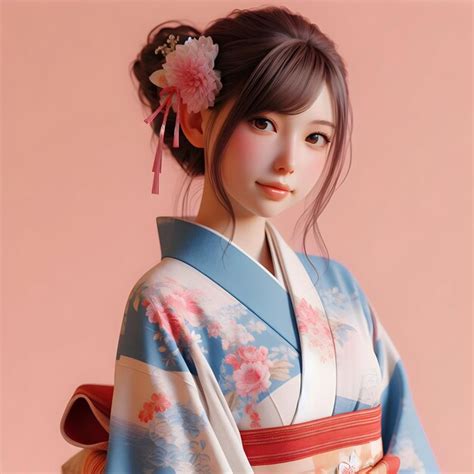 Premium Photo Japanese Yukata