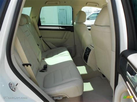 Cornsilk Beige Interior 2012 Volkswagen Touareg TDI Sport 4XMotion