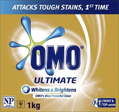 Omo Ultimate Laundry Detergent Washing Powder Front Top Loader Kg